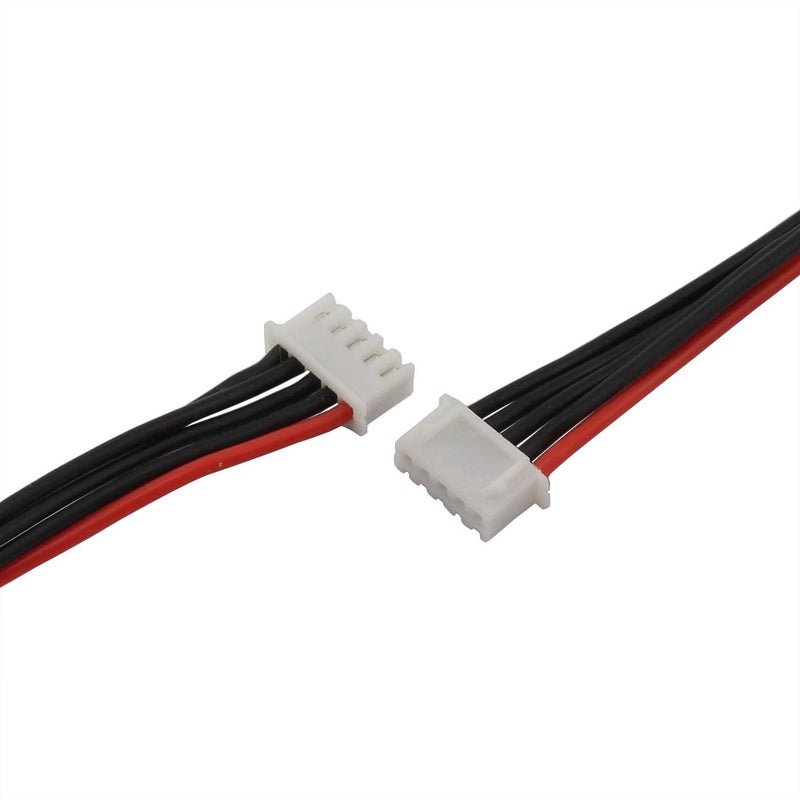 RuiLing 2pcs 15cm JST-XH 4S LiPo Balance Power Cable Connector 22AWG Extended Charging Wire Male Female Plug for RC Drone FPV Quadcopter Rechargeable Lipo Battery Charger DIY - Image 4